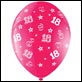 Luftballonsortiment Fuchsia 18, 25er Pack